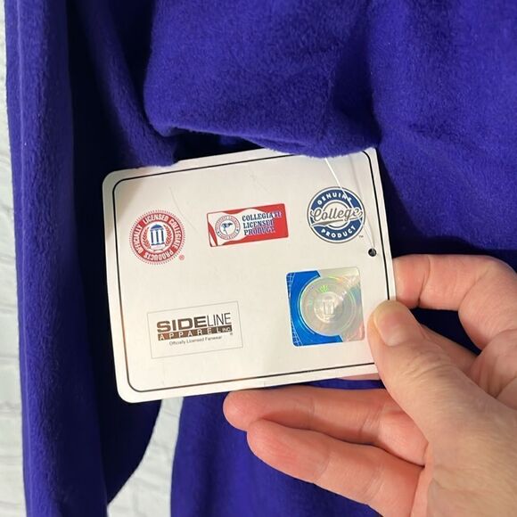 UW University of Washington Husky Onesie Purple w/husky hood Medium - Picture 5 of 6